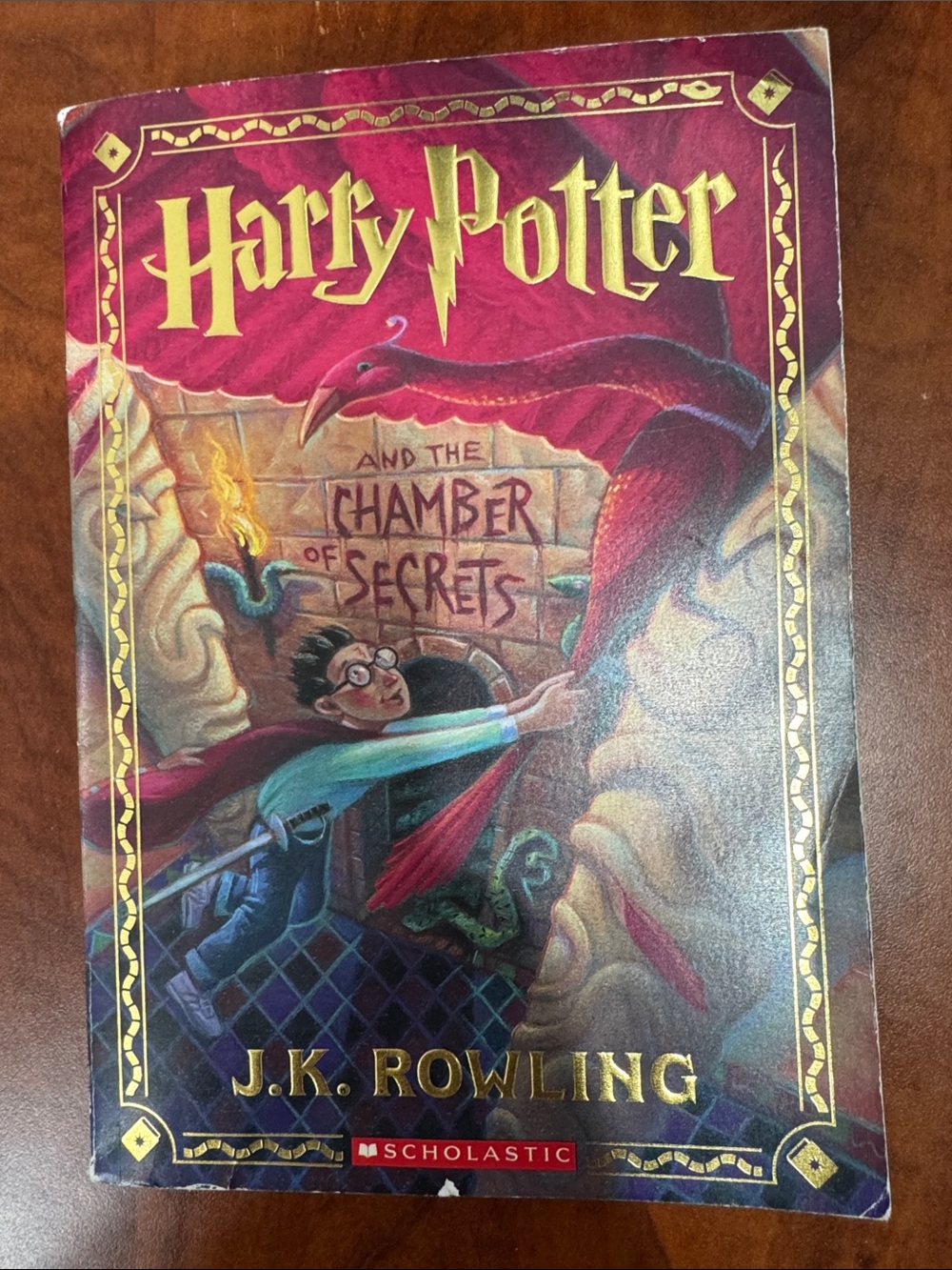 Scholastic Harry Potter book
